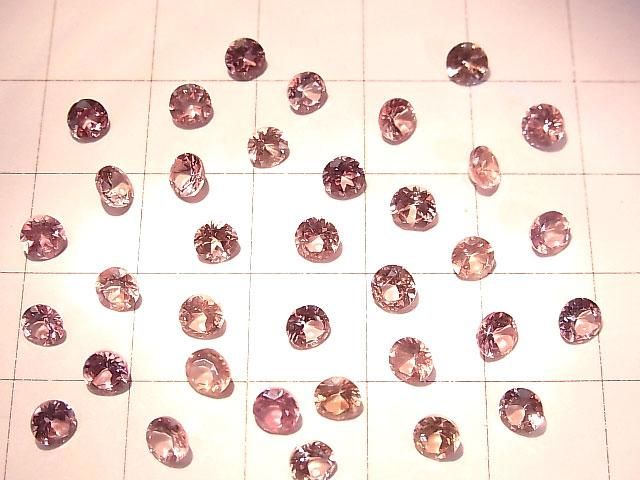 【動画】宝石質ドラゴンガーネットAAA ルース ラウンドファセットカット4×4mm 1粒 サムネイル3