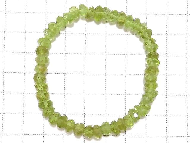 【動画】【1点もの】宝石質ペリドットAAA- タンブルカット 1連(ブレス) NO.1 サムネイル2