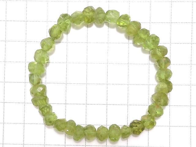 【動画】【1点もの】宝石質ペリドットAAA- タンブルカット 1連(ブレス) NO.12 サムネイル2