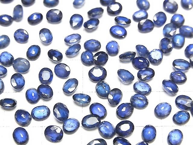 【動画】宝石質サファイアAAA ルース オーバルファセットカット5×4mm 2粒 サムネイル3