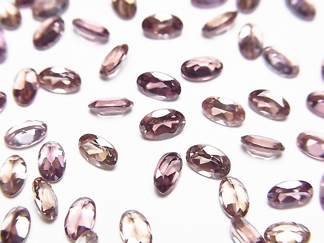 ジルコン（カンボジア産） ルース オーバルファセットカット5×3mm 2粒