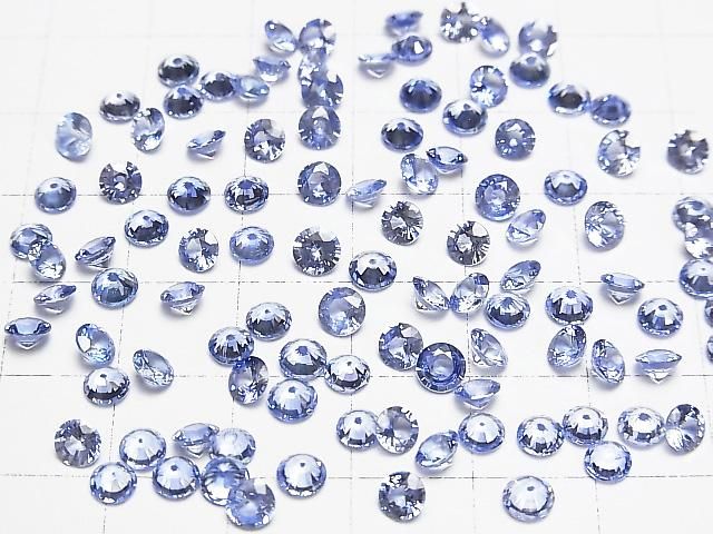 【動画】宝石質サファイアAAA ルース ラウンドファセットカット4×4mm 1粒 サムネイル4