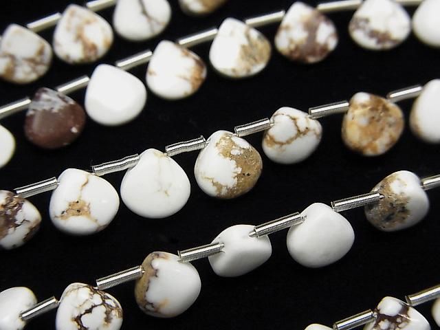 【動画】ワイルドホース マロン(プレーン)6×6mm 1連(38粒)の画像