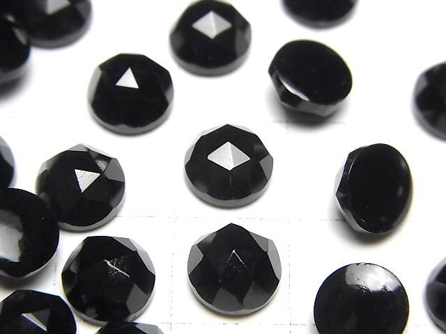 【動画】オニキスAAA ラウンド ローズカット8×8mm 5個 サムネイル2