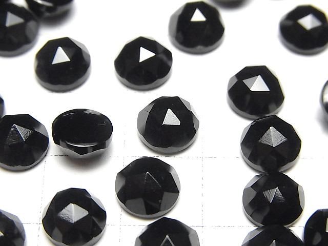 【動画】オニキスAAA ラウンド ローズカット8×8mm 5個 サムネイル3