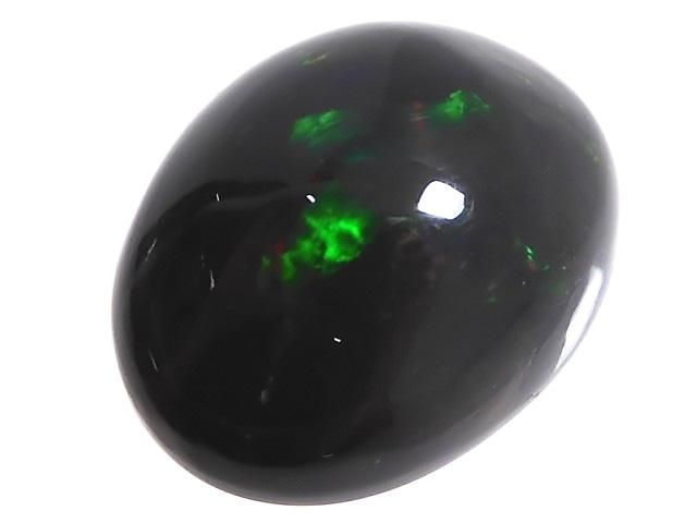 【動画】【1点もの】宝石質ブラックオパールAAA カボション 1個 NO.499の画像