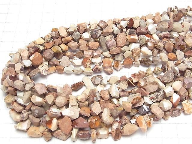 【動画】メキシコ産カンテラオパール タンブルカット 半連/1連(約40cm) サムネイル4