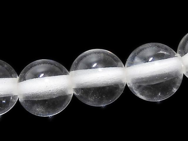【動画】【1点もの】【鑑別書付】宝石質ペタライトAAA ラウンド5.5mm 1連(ブレス) NO.11 サムネイル3