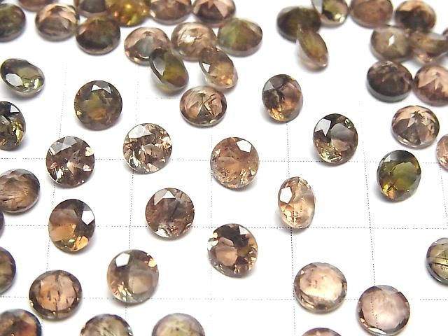 【動画】宝石質アンダルサイトAAA ルース ラウンドファセットカット6×6mm 2粒 サムネイル4