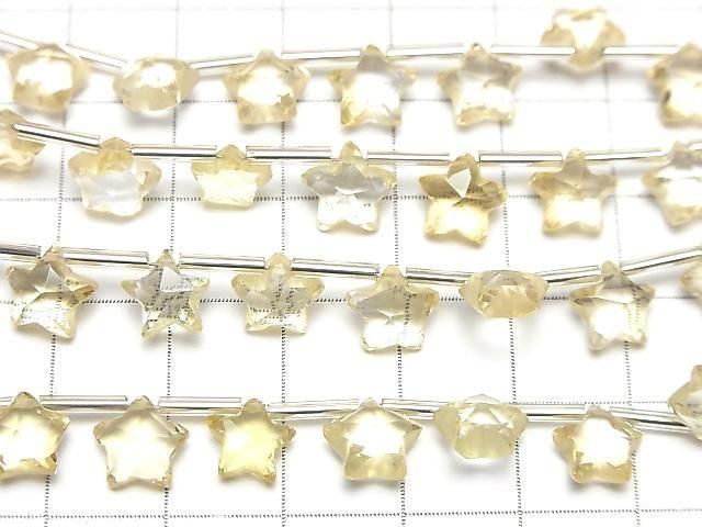 【動画】宝石質シトリンAAA- スターカット8×8mm 1連(8粒) サムネイル3