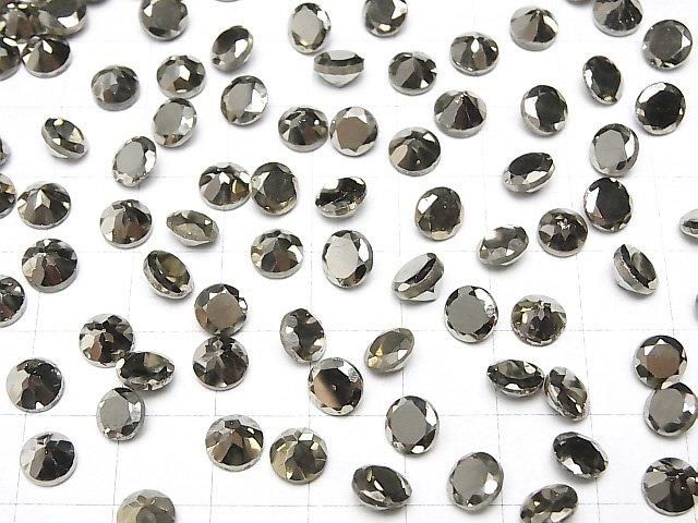 【動画】パイライト ルース ラウンドファセットカット6×6mm 3粒 サムネイル4