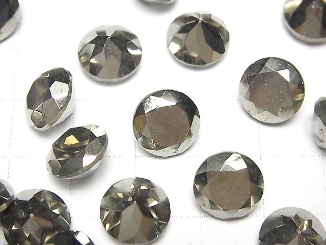 【動画】パイライト ルース ラウンドファセットカット10×10mm 1粒 サムネイル2