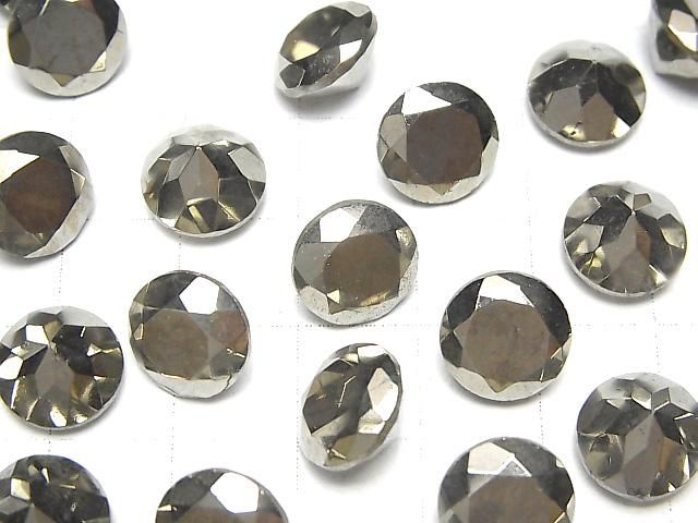 【動画】パイライト ルース ラウンドファセットカット10×10mm 1粒 サムネイル3