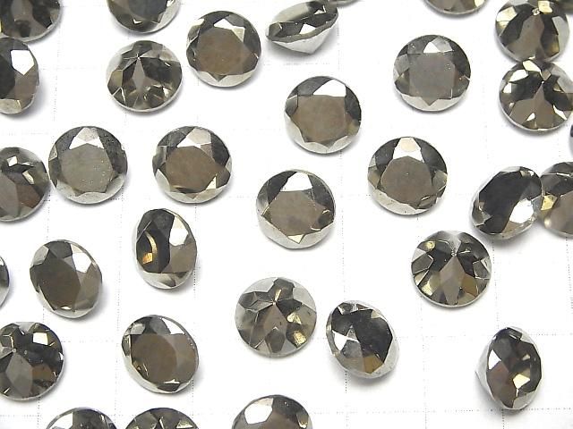 【動画】パイライト ルース ラウンドファセットカット10×10mm 1粒 サムネイル4