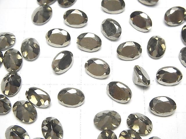 【動画】パイライト ルース オーバルファセットカット8×6mm 3粒 サムネイル4