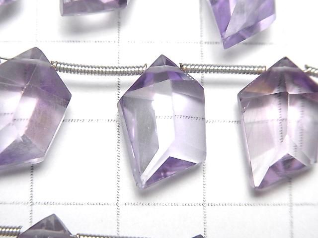 【動画】宝石質ピンクアメジストAAA- スピンドルカット 1連(8粒) サムネイル2