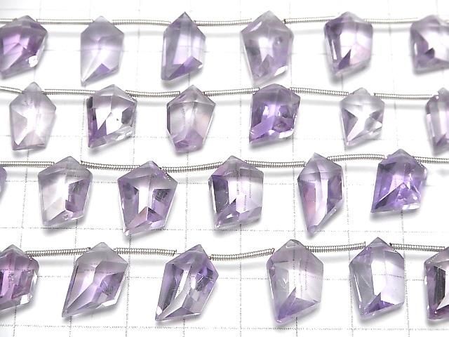 【動画】宝石質ピンクアメジストAAA- スピンドルカット 1連(8粒) サムネイル3