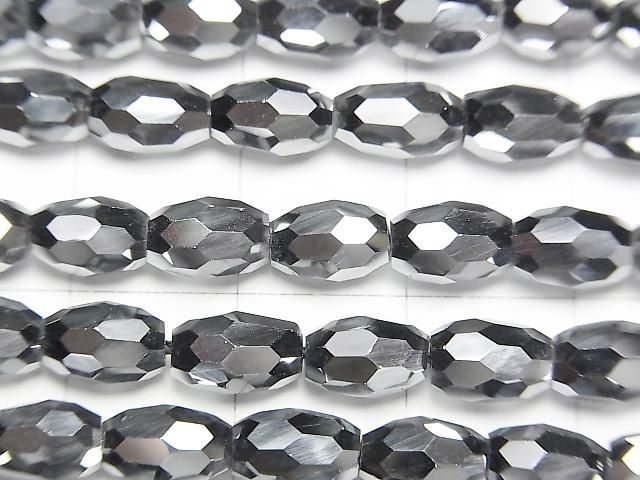 【動画】【素晴らしい輝き】高純度テラヘルツ鉱石 ライスカット7×5×5mm 半連/1連(約37cm) サムネイル2