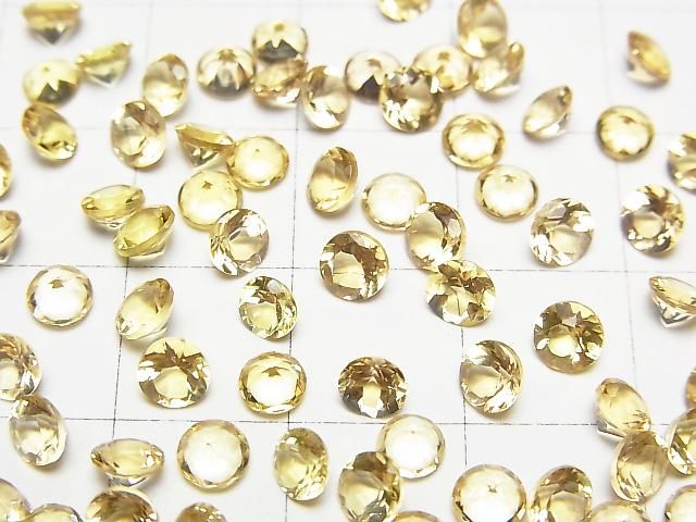 【動画】宝石質ヘリオドールAAA ルース ラウンドファセットカット4×4mm 1粒 サムネイル2
