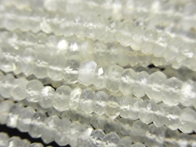 【動画】【素晴らしい輝き】セイロンムーンストーンAAA- ボタンカット 半連/1連(約30cm)の画像