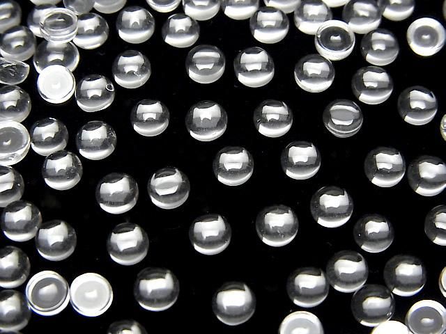 【動画】クリスタルAAA ラウンド カボション4×4mm 10個の画像