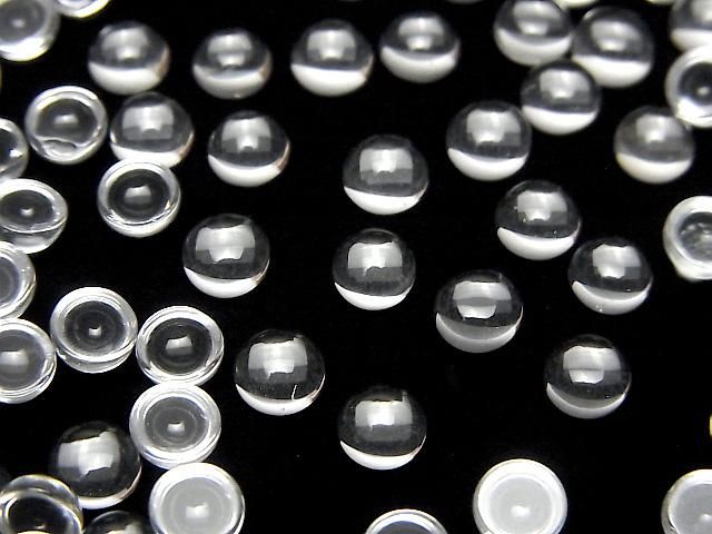 【動画】クリスタルAAA ラウンド カボション5×5mm 10個の画像