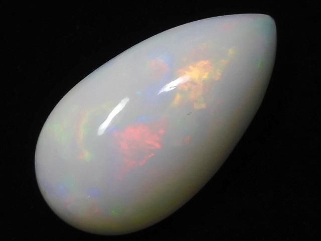 【動画】【1点もの】宝石質エチオピア産オパールAAA 大粒 カボション 1個 NO.123の画像