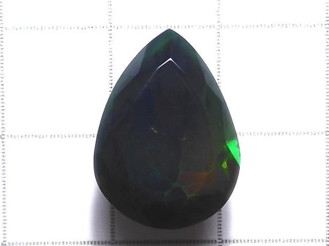 【動画】【1点もの】宝石質ブラックオパールAAA ルース ファセットカット 1粒 NO.34 サムネイル2