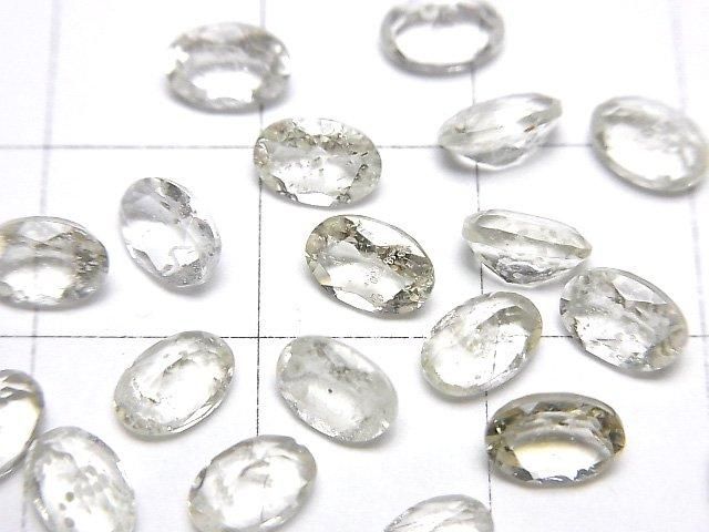 【動画】宝石質リビアングラスAAA ルース オーバルファセットカット6×4mm 2粒 サムネイル2