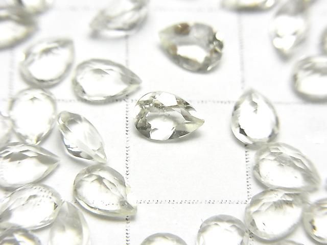 【動画】宝石質リビアングラスAAA ルース ペアシェイプファセットカット6×4mm 2粒 サムネイル2