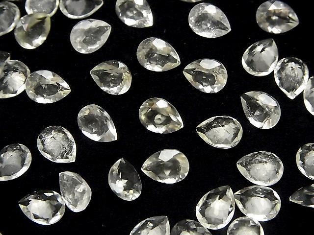 【動画】宝石質リビアングラスAAA ルース ペアシェイプファセットカット8×6mm 1粒 サムネイル4