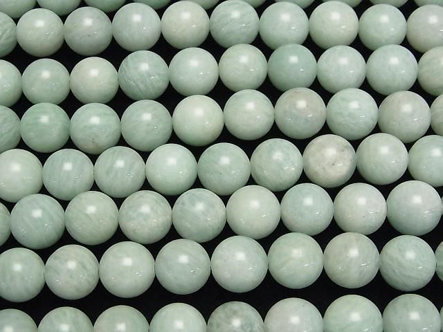 【動画】グリーンフェルスパー ラウンド10mm 半連/1連(約37cm) サムネイル3