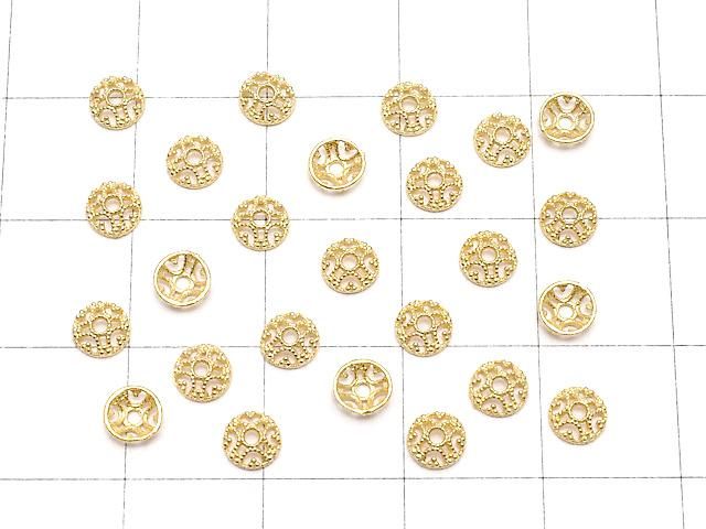【動画】Silver925 ビーズキャップ4×4×1.5mm 18KGP 10個 サムネイル4