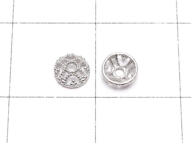 【動画】Silver925 ビーズキャップ4×4×1.5mm ロジウム 10個 サムネイル2