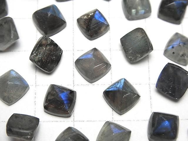 【動画】ラブラドライトAA+ シュガーローフカット8×8mm 5個 サムネイル2