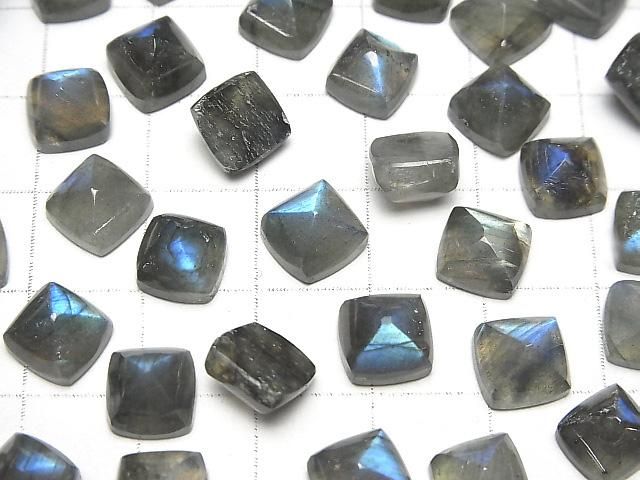 【動画】ラブラドライトAA+ シュガーローフカット8×8mm 5個 サムネイル3