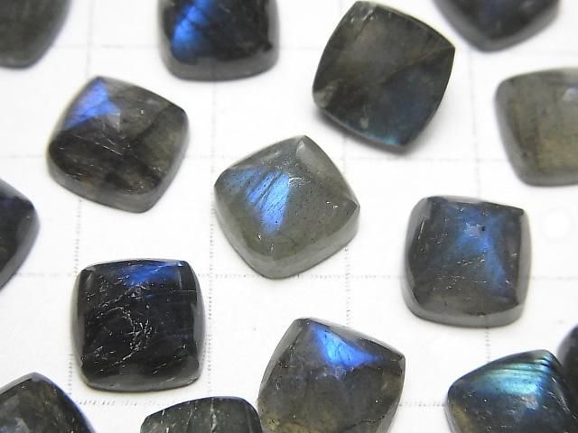 【動画】ラブラドライトAA+ シュガーローフカット10×10mm 3個 サムネイル2