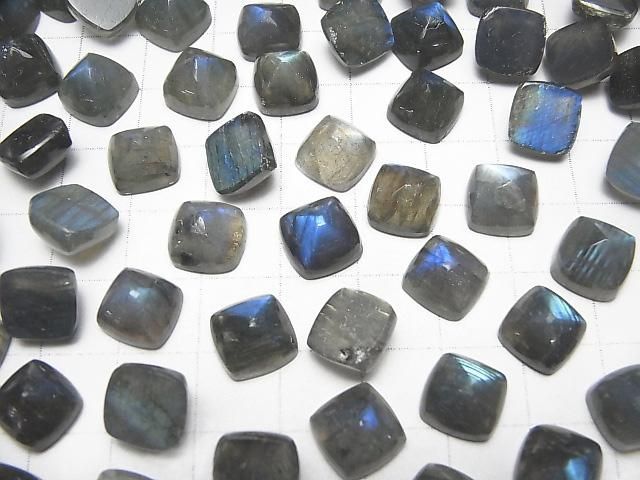 【動画】ラブラドライトAA+ シュガーローフカット10×10mm 3個 サムネイル4