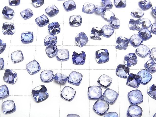 【動画】宝石質タンザナイトAAA- ルース スクエアファセットカット5×5mm 1粒 サムネイル3