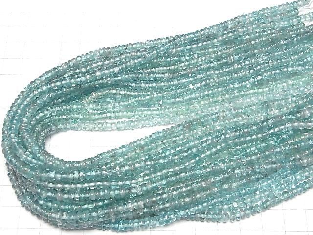【動画】アパタイトAA++ ロンデル(ボタン)1連(約38cm) サムネイル4