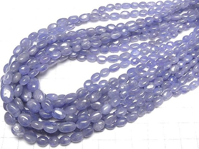 【動画】宝石質タンザナイトAA++ オーバル 1連(約38cm) サムネイル4