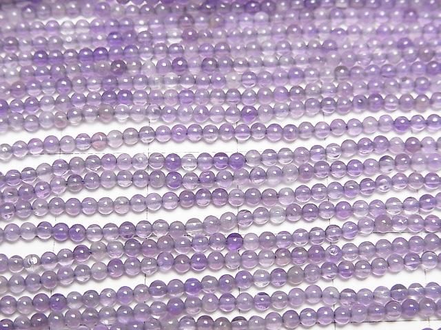 【動画】アメジストAA++ 極小ラウンド2mm 1連(約38cm) サムネイル2
