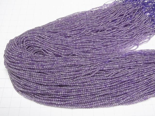 【動画】アメジストAA++ 極小ラウンド2mm 1連(約38cm) サムネイル4