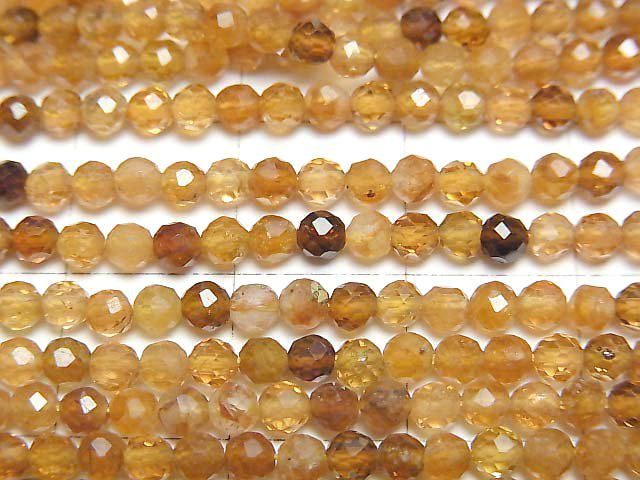 【動画】【素晴らしい輝き】ブラウントルマリンAA++ ラウンドカット3mm 1連(約37cm) サムネイル2