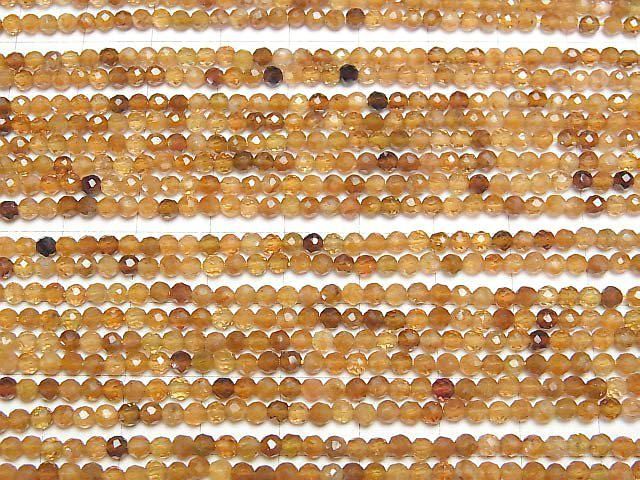 【動画】【素晴らしい輝き】ブラウントルマリンAA++ ラウンドカット3mm 1連(約37cm) サムネイル3