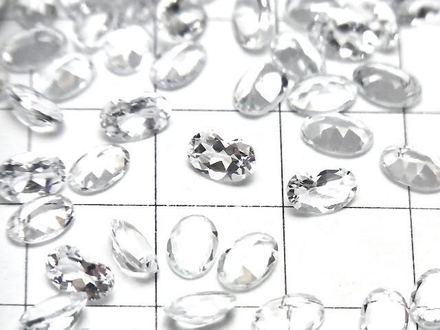 【動画】宝石質ゴシェナイトAAA ルース オーバルファセットカット6×4mm 5粒 サムネイル2