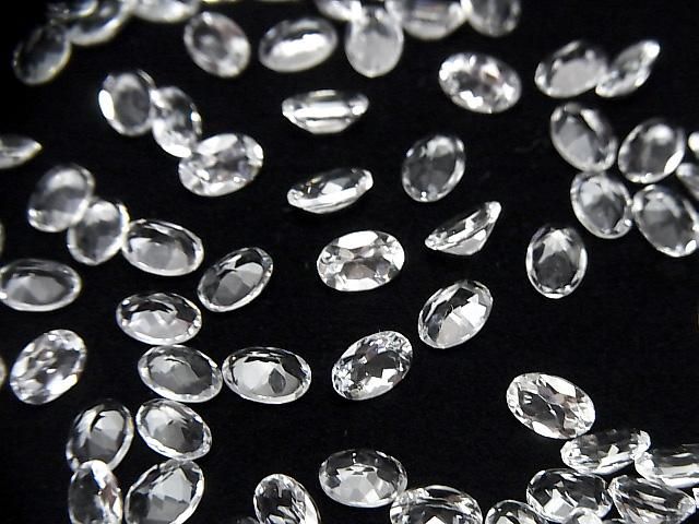 【動画】宝石質ゴシェナイトAAA ルース オーバルファセットカット6×4mm 5粒 サムネイル4