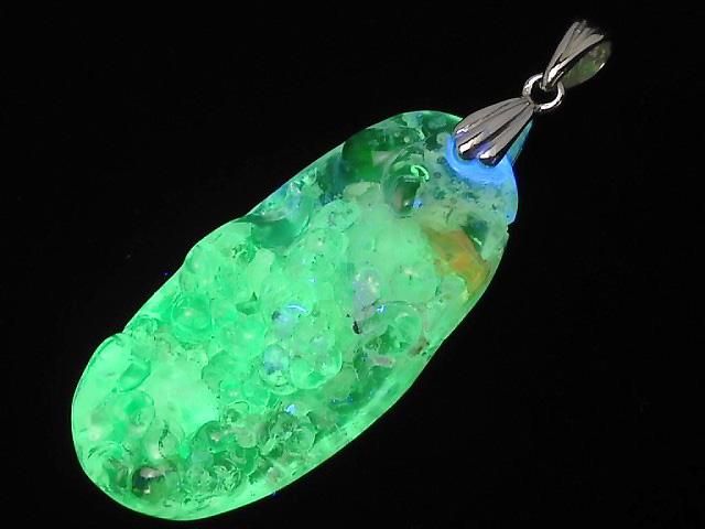 【動画】【1点もの】宝石質ハイアライトオパールAAA- ペンダントトップ SILVER925製 NO.115の画像