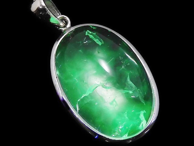 【動画】【1点もの】宝石質ハイアライトオパールAAA- ペンダントトップ SILVER925製 NO.17の画像