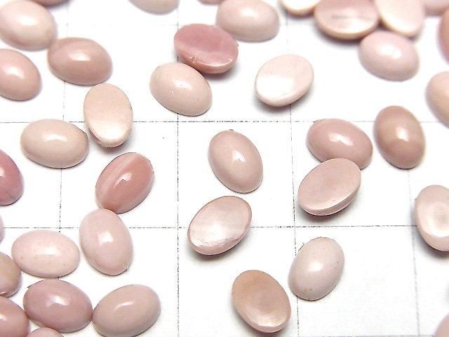 【動画】オーストラリア産ピンクオパールAA++ オーバル カボション6×4mm 10個 サムネイル2